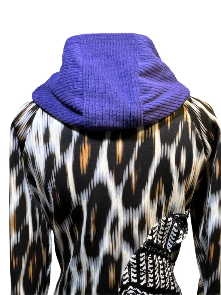 SHORT RUN Cheetah Champ Sizes S,M - Vander Jacket | Handmade Eco-Friendly Garments Designed For Runners