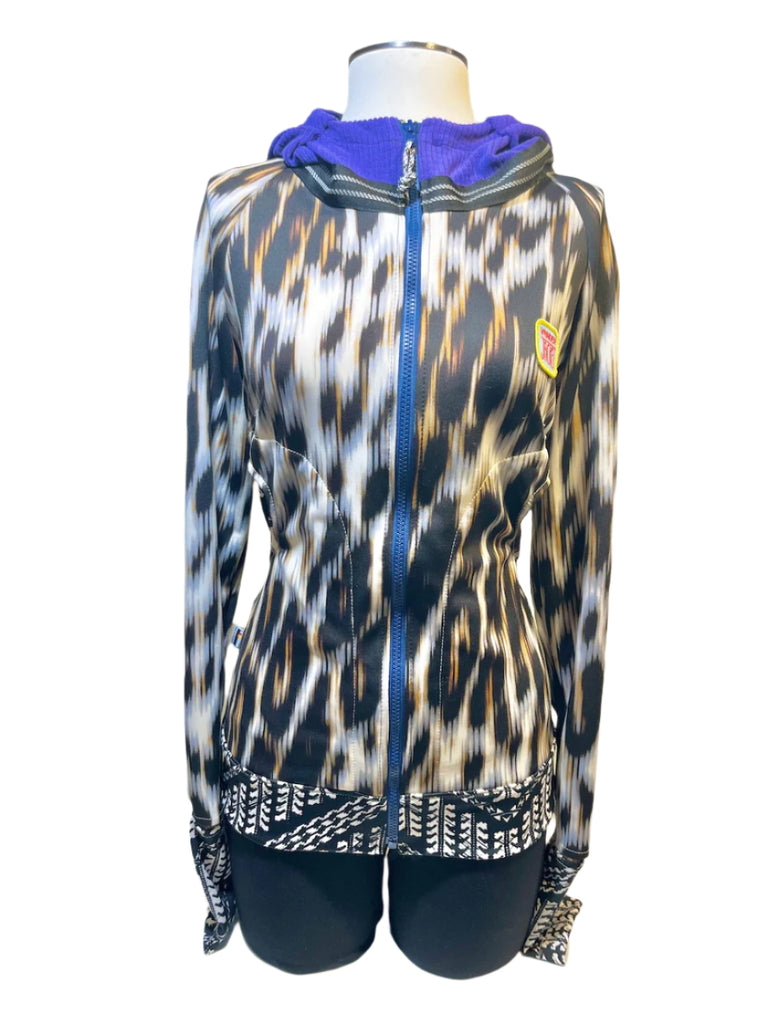 SHORT RUN Cheetah Champ Sizes M, L - Vander Jacket | Handmade Eco-Friendly Garments Designed For Runners