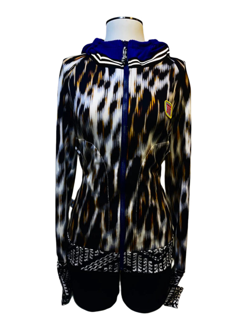 SHORT RUN Cheetah Champ Sizes S,M - Vander Jacket | Handmade Eco-Friendly Garments Designed For Runners