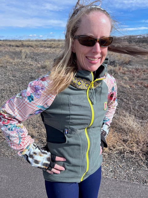 Burdock Size S ReMelly'd! - Vander Jacket | Handmade Eco-Friendly Garments Designed For Runners