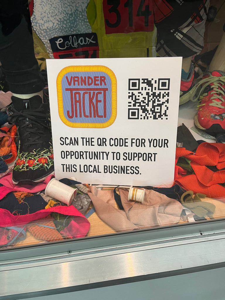 Retired Runner SHOE - Vander Jacket | Handmade Eco-Friendly Garments Designed For Runners