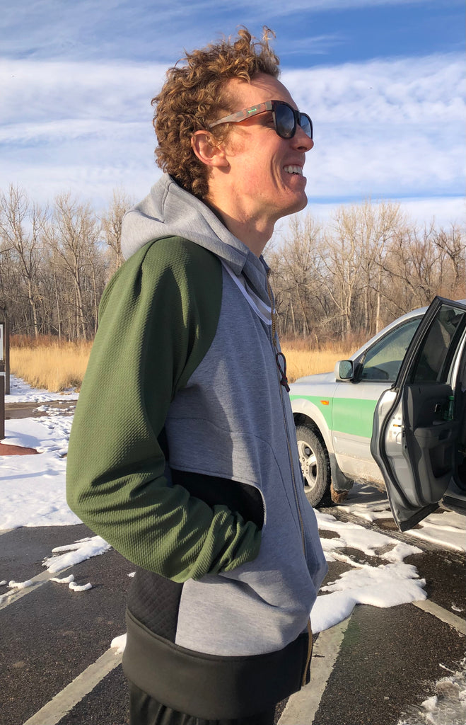 DML 18 Green Mile Sizes S - Vander Jacket | Handmade Eco-Friendly Garments Designed For Runners