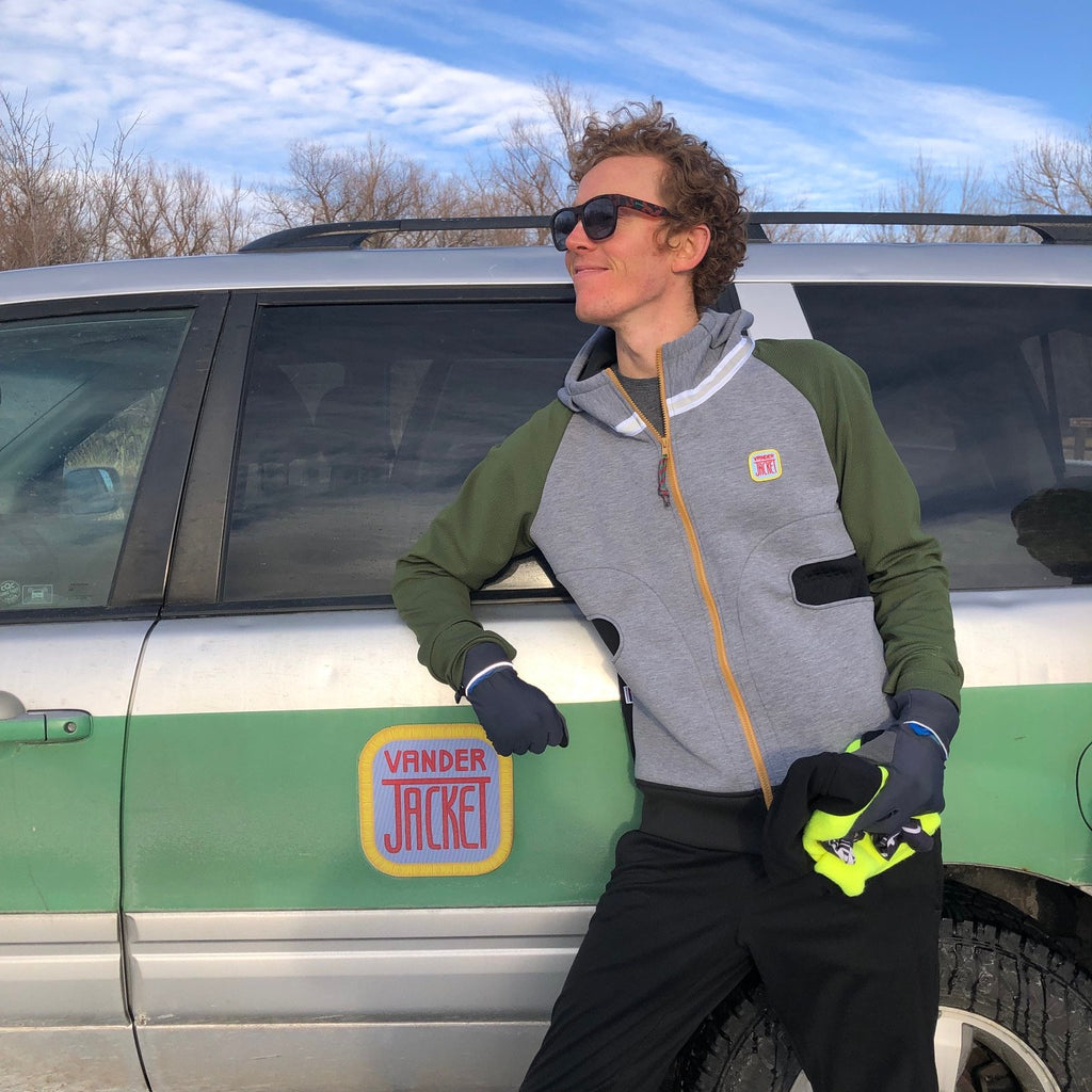 DML 18 Green Mile Sizes S - Vander Jacket | Handmade Eco-Friendly Garments Designed For Runners