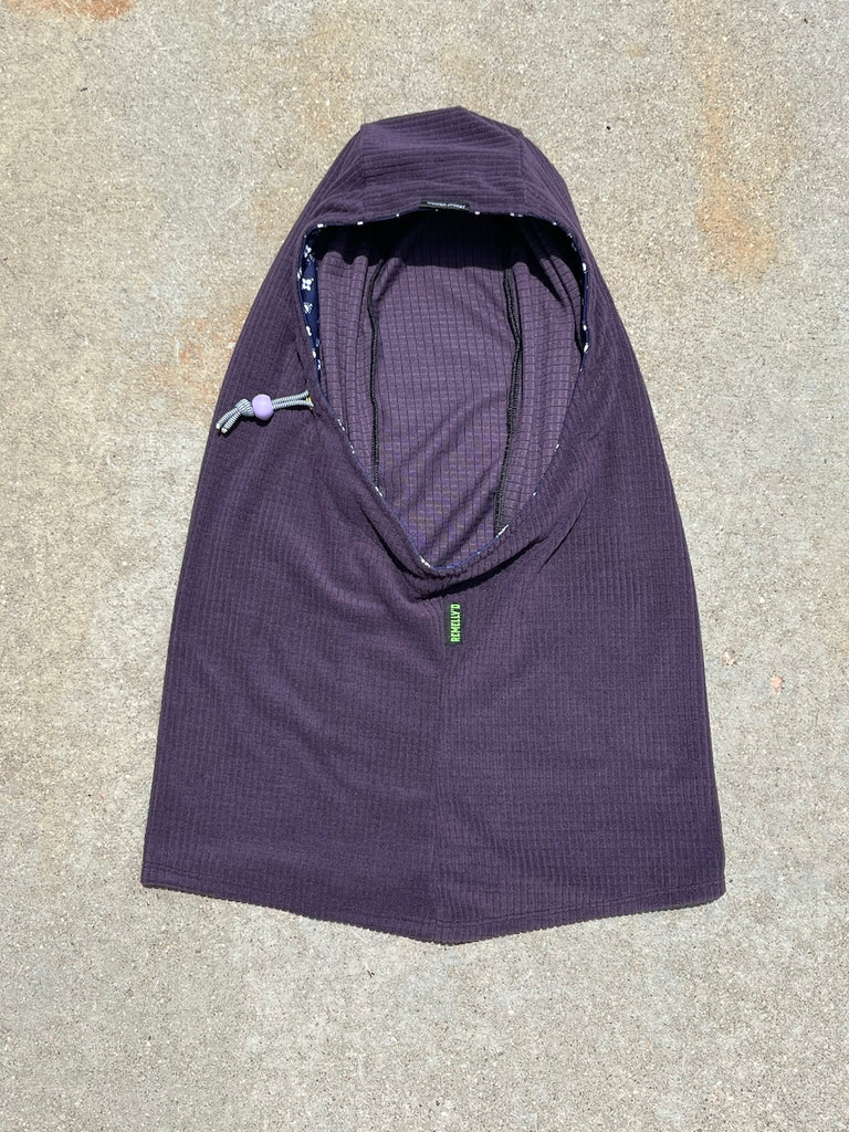 BALACLAVA Eggplant ReMelly'd! - Vander Jacket | Handmade Eco-Friendly Garments Designed For Runners