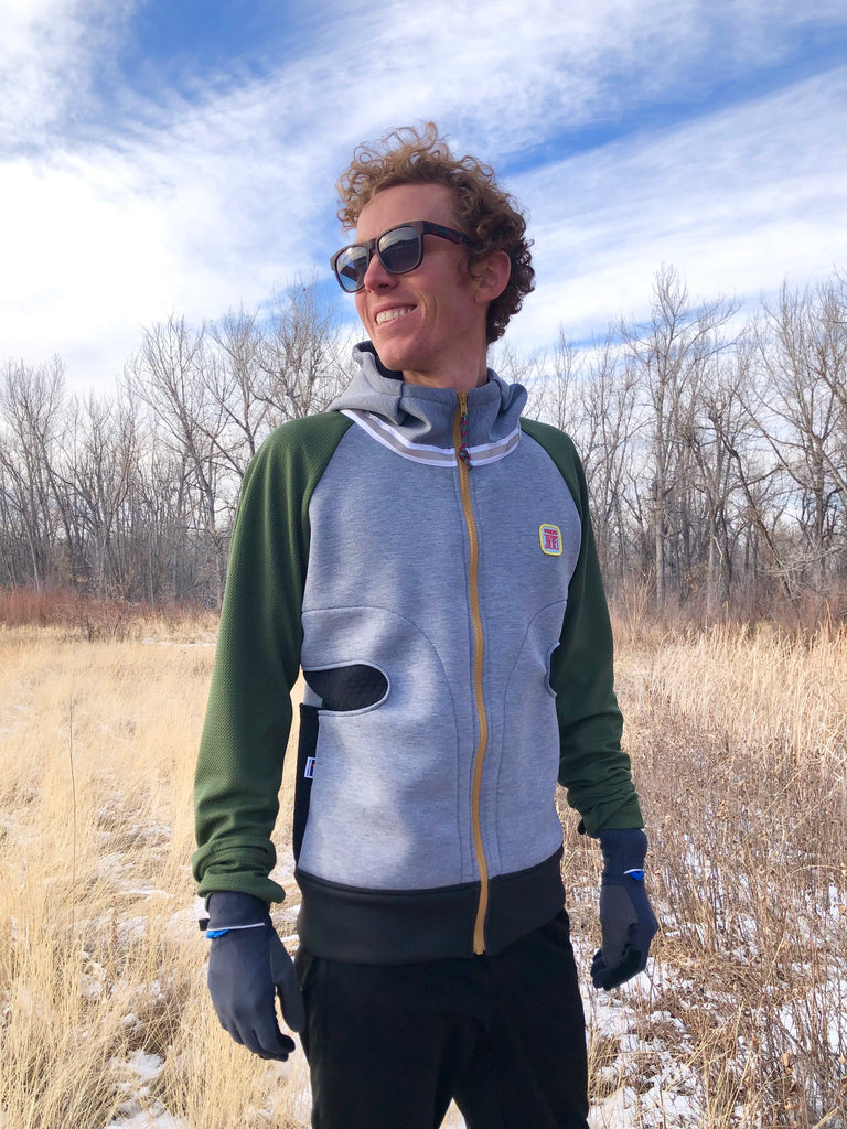 DML 18 Green Mile Sizes S - Vander Jacket | Handmade Eco-Friendly Garments Designed For Runners