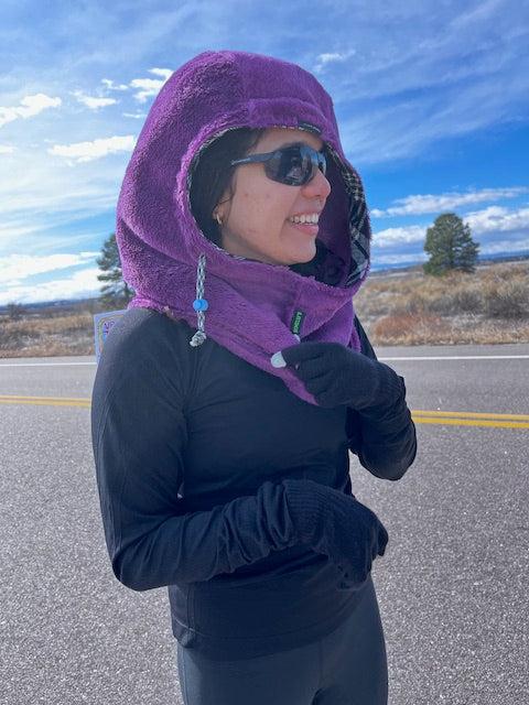 BALACLAVA Purple Remelly'D! - Vander Jacket | Handmade Eco-Friendly Garments Designed For Runners