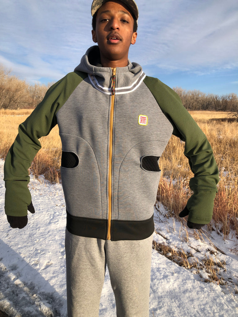 DML 18 Green Mile Sizes S - Vander Jacket | Handmade Eco-Friendly Garments Designed For Runners