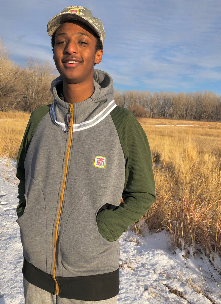 DML 18 Green Mile Sizes S - Vander Jacket | Handmade Eco-Friendly Garments Designed For Runners