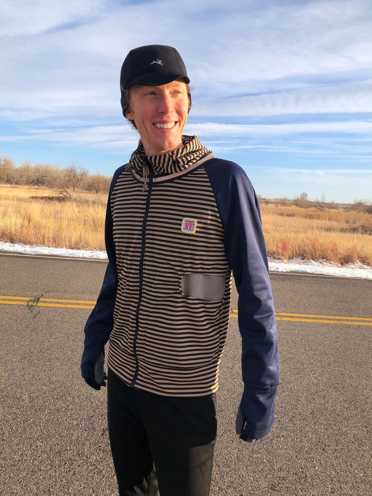 DML 16 Topo Lines Sizes S,L,XL - Vander Jacket | Handmade Eco-Friendly Garments Designed For Runners