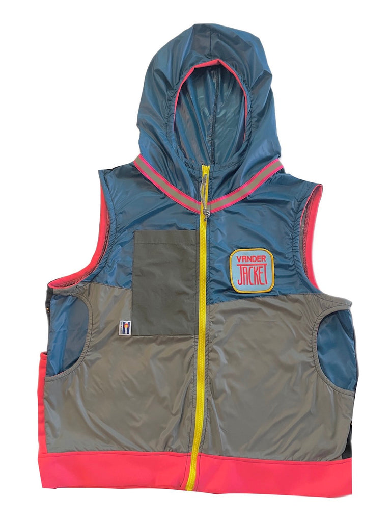 VEST Begonia Size XS, M & L - Vander Jacket | Handmade Eco-Friendly Garments Designed For Runners