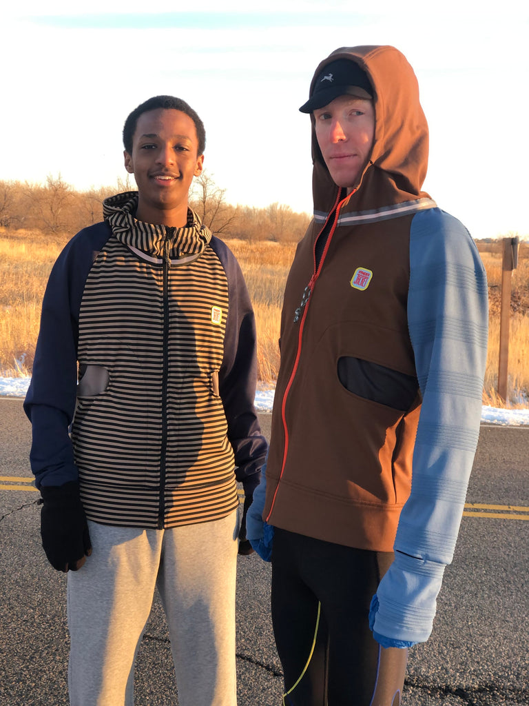 DML 16 Topo Lines Sizes S,L,XL - Vander Jacket | Handmade Eco-Friendly Garments Designed For Runners