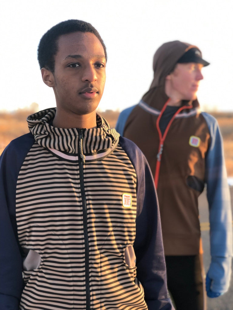 DML 16 Topo Lines Sizes S,L,XL - Vander Jacket | Handmade Eco-Friendly Garments Designed For Runners