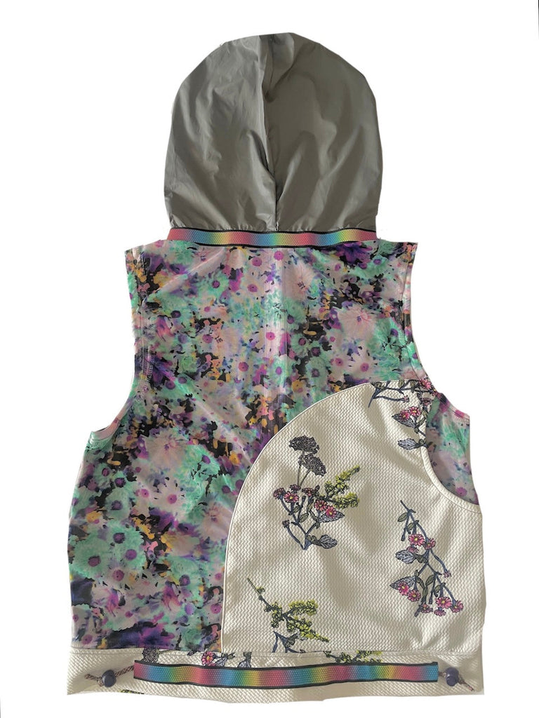 VEST Asters Size XL - Vander Jacket | Handmade Eco-Friendly Garments Designed For Runners