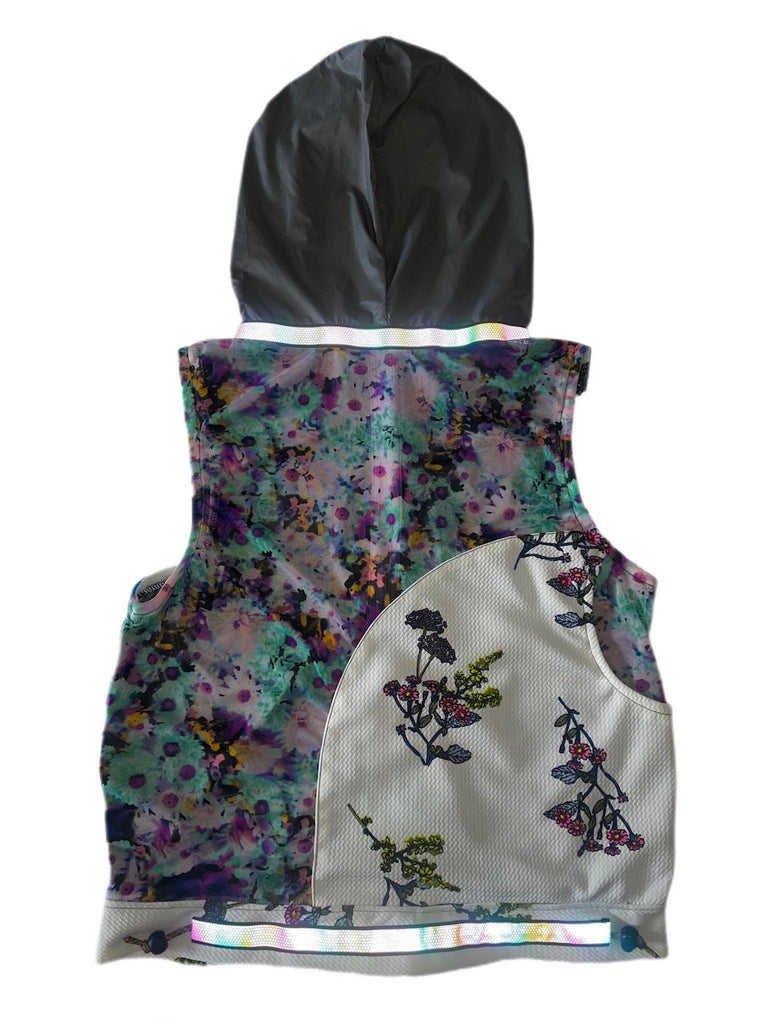 VEST Asters Size XL - Vander Jacket | Handmade Eco-Friendly Garments Designed For Runners