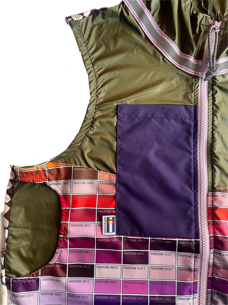 VEST Color Choreo Size L - Vander Jacket | Handmade Eco-Friendly Garments Designed For Runners