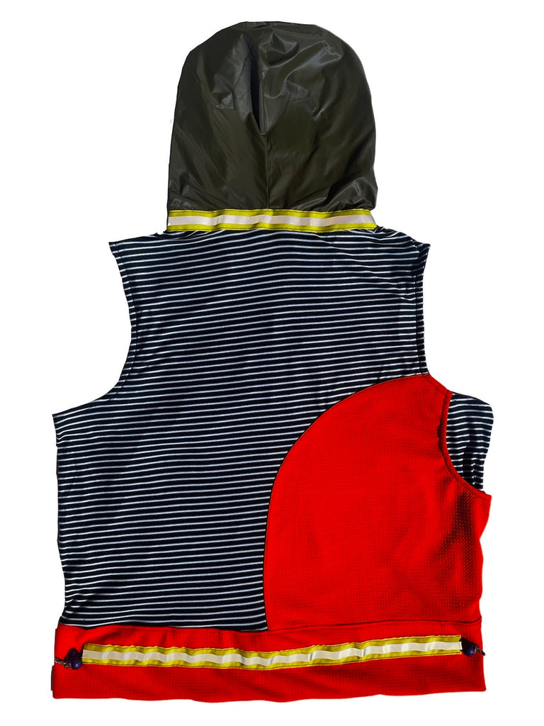 Wolf Eyes Vest L - Vander Jacket | Handmade Eco-Friendly Garments Designed For Runners