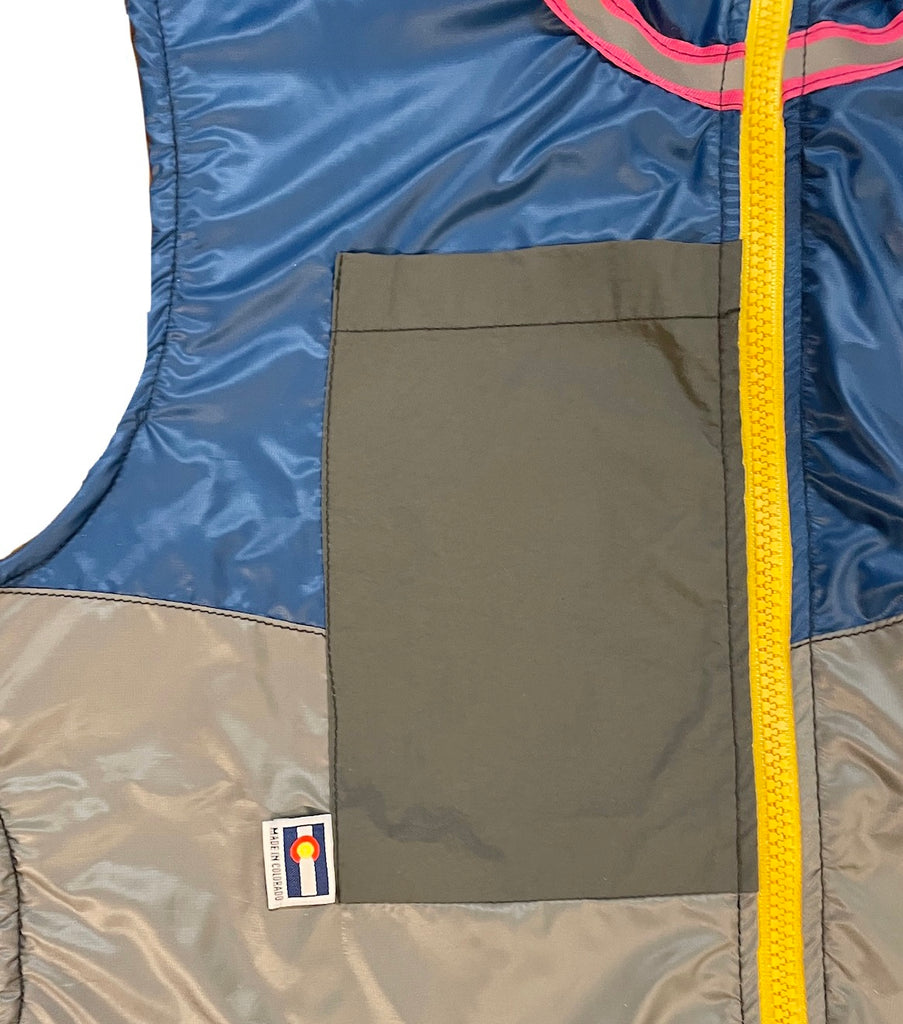 VEST Sweetgum Purple Size XL - Vander Jacket | Handmade Eco-Friendly Garments Designed For Runners