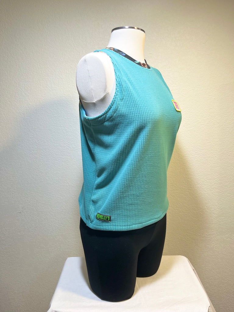 TANK Sky Size S - Vander Jacket | Handmade Eco-Friendly Garments Designed For Runners