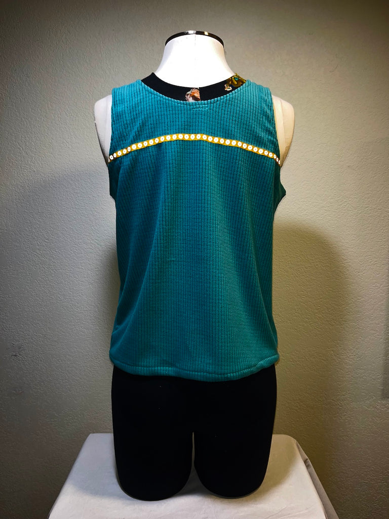 TANK Sky Size S - Vander Jacket | Handmade Eco-Friendly Garments Designed For Runners