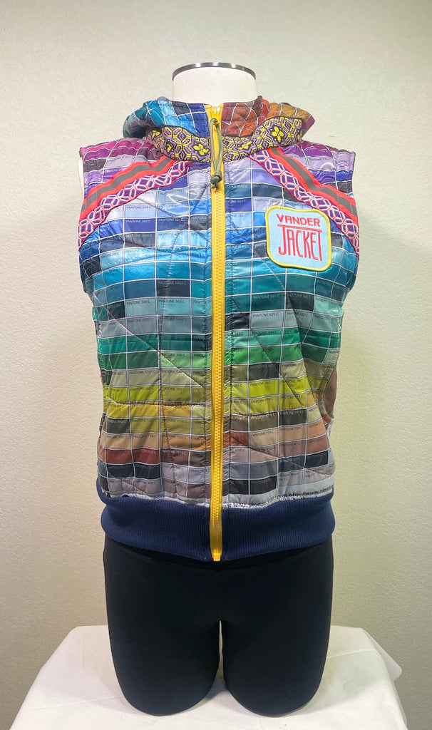 ORIGINAL PUFFY VEST 2136, Size S - Vander Jacket | Handmade Eco-Friendly Garments Designed For Runners