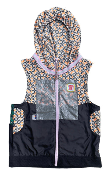 Women's Style 2 Vest Black - Vander Jacket | Handmade Eco-Friendly Garments Designed For Runners