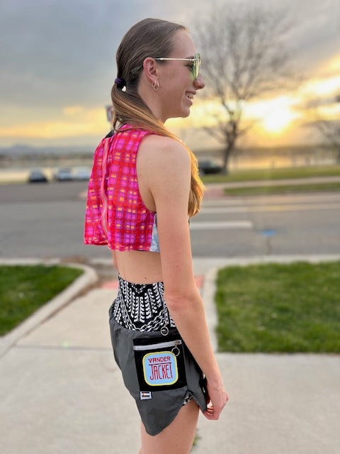 KIDS GO TO Shorts, Sizes XXS - Vander Jacket | Handmade Eco-Friendly Garments Designed For Runners