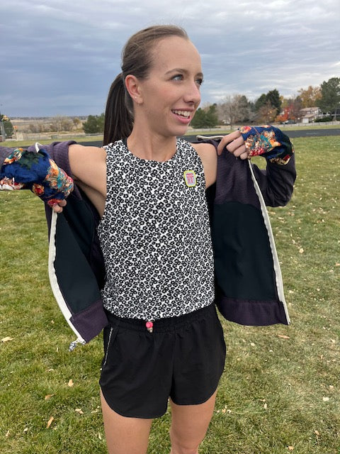 Punk Purple Sizes XXS,XS,S,L,XL ReMelly'd! - Vander Jacket | Handmade Eco-Friendly Garments Designed For Runners