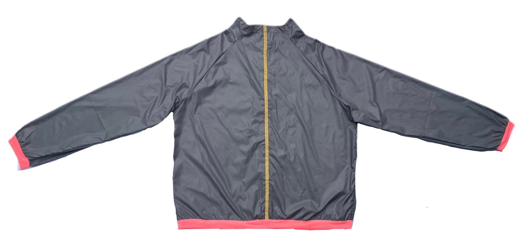 ORIGINAL Grey Maze Windbreaker, Size XS-XL - Vander Jacket | Handmade Eco-Friendly Garments Designed For Runners