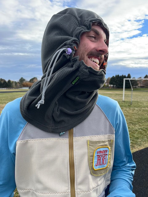 BALACLAVA Grey Remelly'D! - Vander Jacket | Handmade Eco-Friendly Garments Designed For Runners