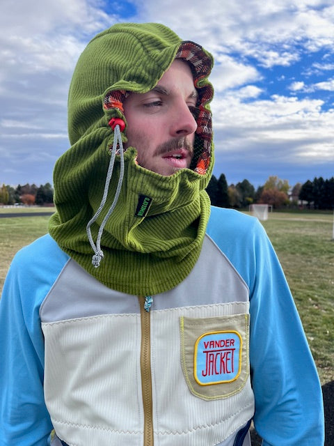 BALACLAVA Green Remelly'D! - Vander Jacket | Handmade Eco-Friendly Garments Designed For Runners