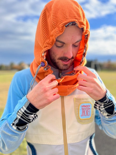 BALACLAVA Carrot Remelly'D! - Vander Jacket | Handmade Eco-Friendly Garments Designed For Runners
