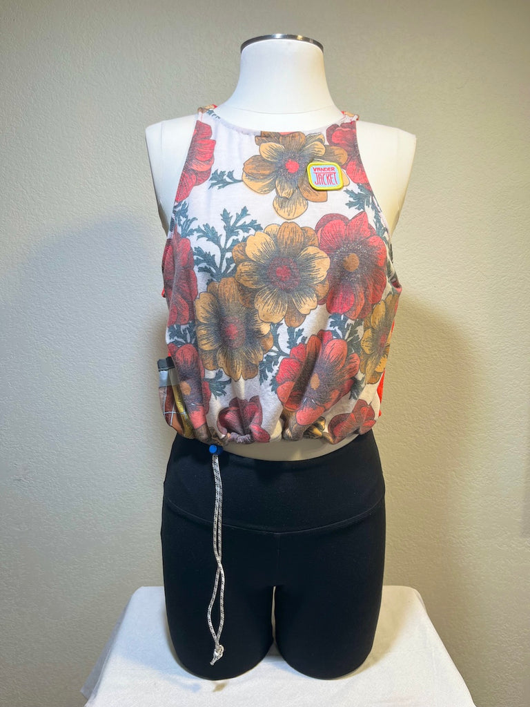 TANK Poppy Pace Size S - Vander Jacket | Handmade Eco-Friendly Garments Designed For Runners