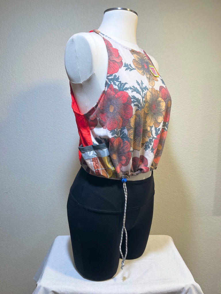 TANK Poppy Pace Size S - Vander Jacket | Handmade Eco-Friendly Garments Designed For Runners
