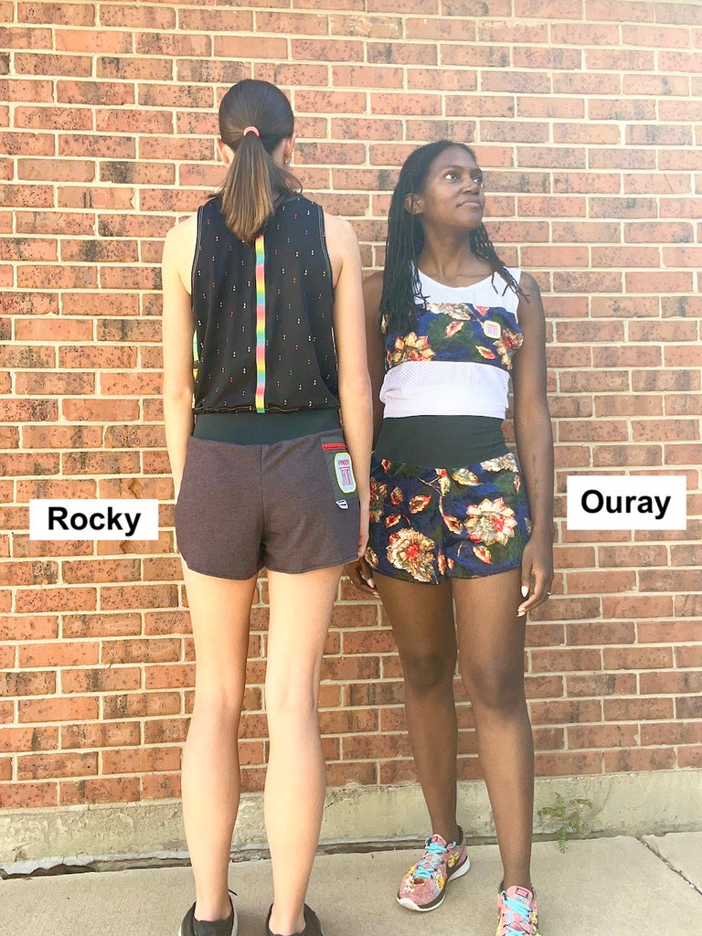 Shorts Rocky & Ouray, Sizes XXS-XL - Vander Jacket | Handmade Eco-Friendly Garments Designed For Runners