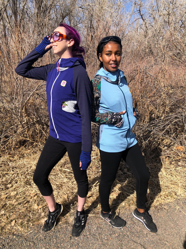 DML 15 Clear Stream Sizes XS - Vander Jacket | Handmade Eco-Friendly Garments Designed For Runners