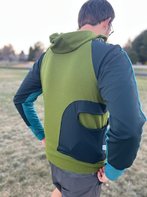 Singletrack Size XL ReMelly'd! - Vander Jacket | Handmade Eco-Friendly Garments Designed For Runners