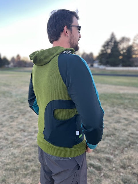 Singletrack Size XL ReMelly'd! - Vander Jacket | Handmade Eco-Friendly Garments Designed For Runners