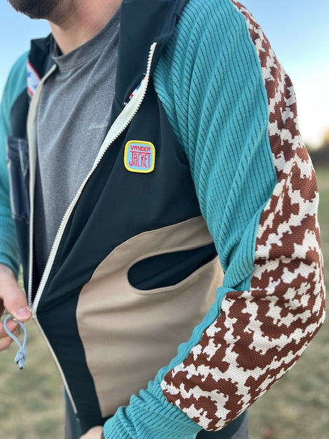 Technical Trail Size XL ReMelly'd! - Vander Jacket | Handmade Eco-Friendly Garments Designed For Runners