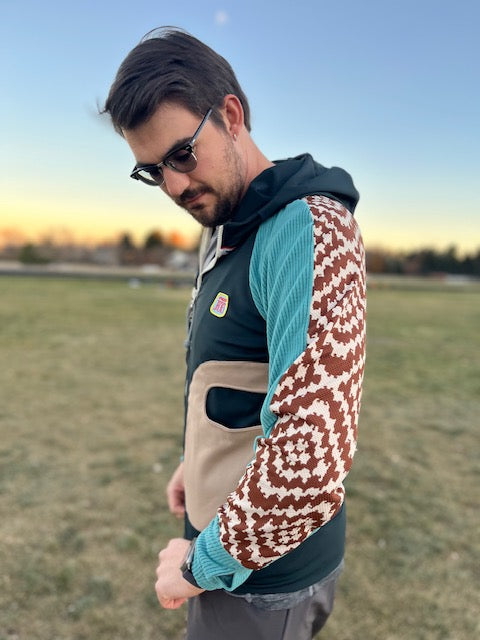 Technical Trail Size XL ReMelly'd! - Vander Jacket | Handmade Eco-Friendly Garments Designed For Runners