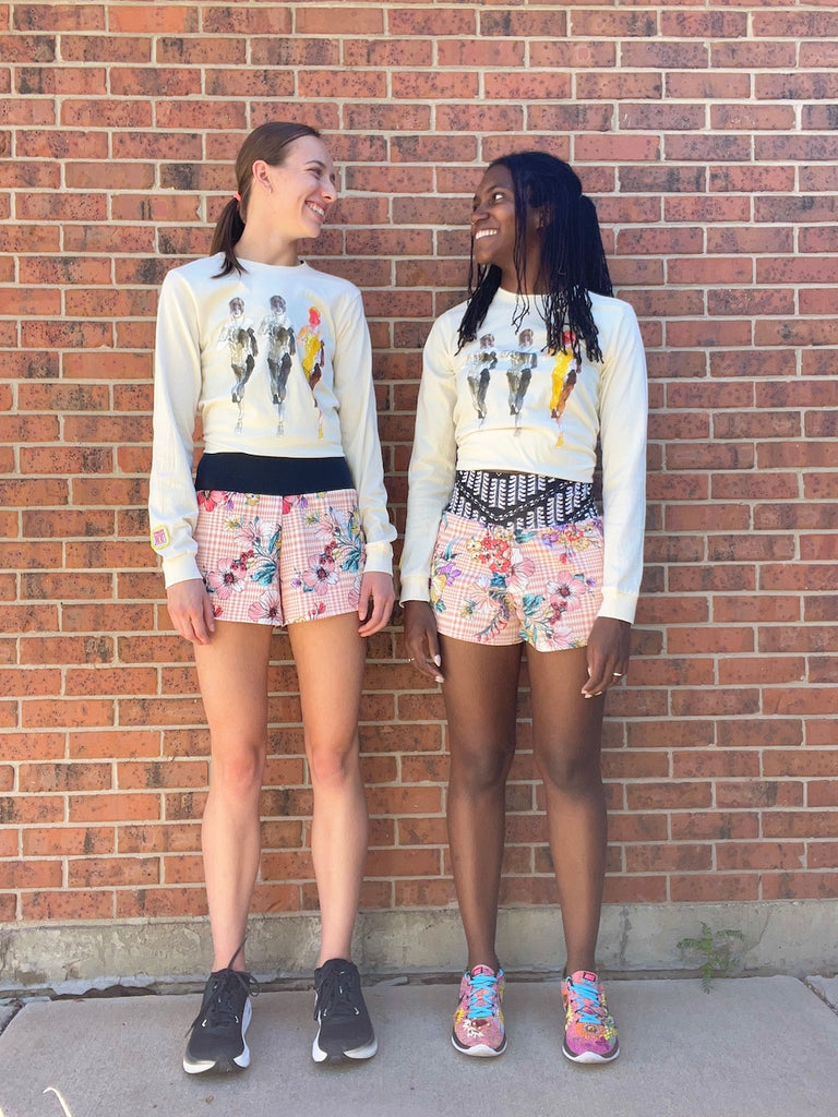 Shorts Flora, Flash Sizes XS,XL - Vander Jacket | Handmade Eco-Friendly Garments Designed For Runners