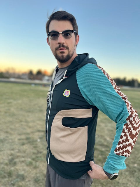 Technical Trail Size XL ReMelly'd! - Vander Jacket | Handmade Eco-Friendly Garments Designed For Runners