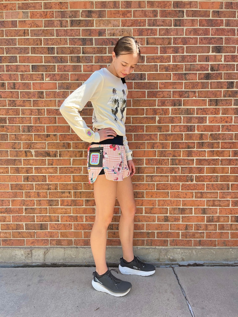 Shorts Flora, Flash Sizes XS,XL - Vander Jacket | Handmade Eco-Friendly Garments Designed For Runners