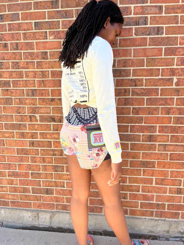 Shorts Flora, Flash Sizes XS,XL - Vander Jacket | Handmade Eco-Friendly Garments Designed For Runners