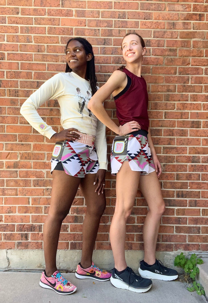 Shorts Gem Lake, Flower Sizes XXS-XL - Vander Jacket | Handmade Eco-Friendly Garments Designed For Runners