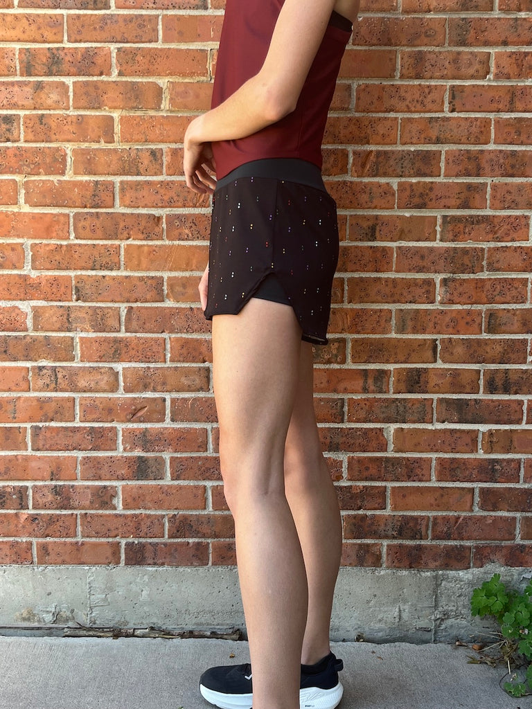 Shorts Rattlesnake, Rainbow Trout, Sizes XXS-XL - Vander Jacket | Handmade Eco-Friendly Garments Designed For Runners