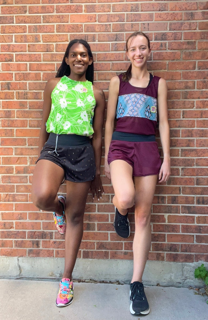 Shorts Rattlesnake, Rainbow Trout, Sizes XXS-XL - Vander Jacket | Handmade Eco-Friendly Garments Designed For Runners