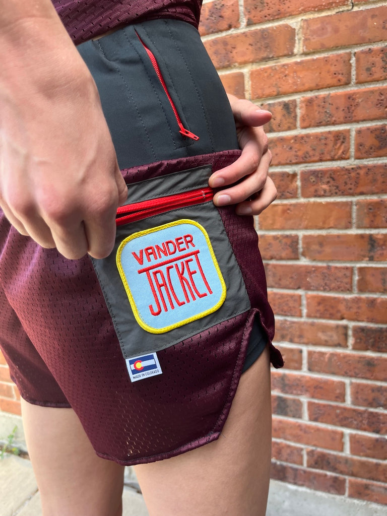 Shorts Rattlesnake, Rainbow Trout, Sizes XXS-XL - Vander Jacket | Handmade Eco-Friendly Garments Designed For Runners