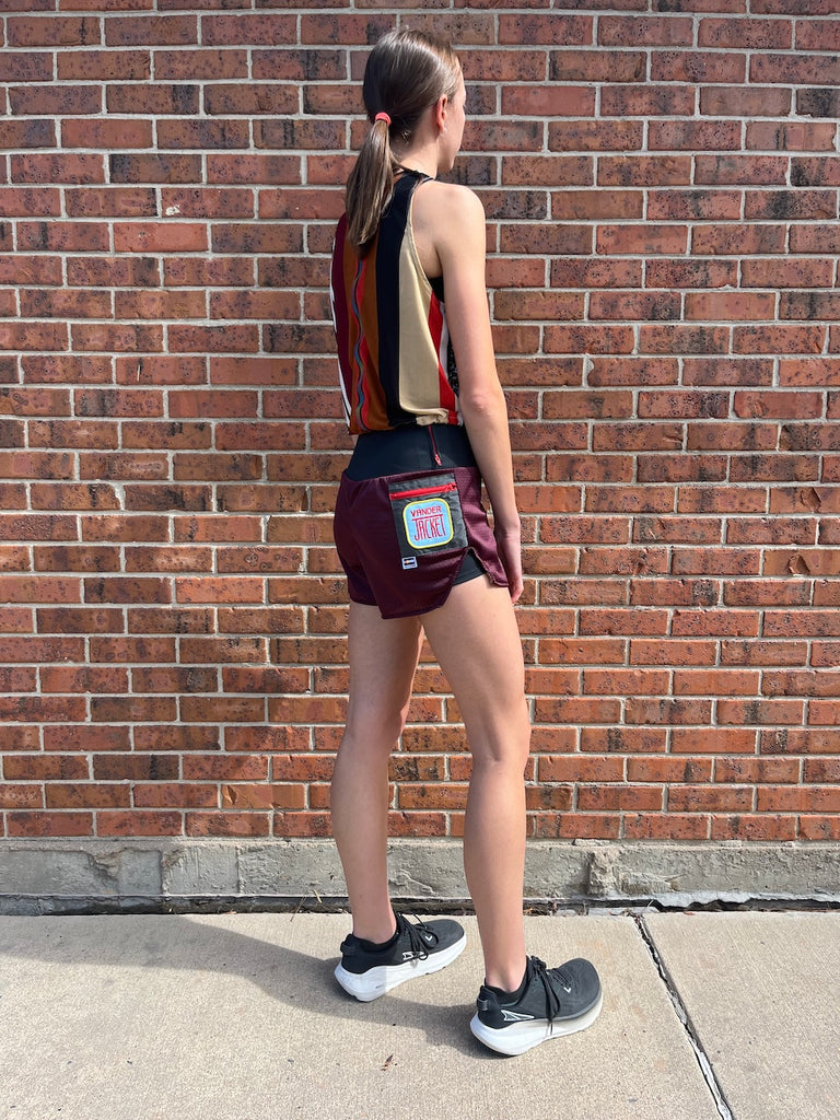 Shorts Rattlesnake, Rainbow Trout, Sizes XXS-XL - Vander Jacket | Handmade Eco-Friendly Garments Designed For Runners