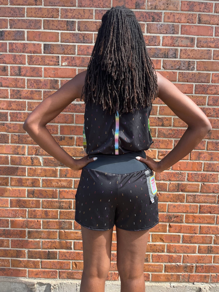 Shorts Rattlesnake, Rainbow Trout, Sizes XXS-XL - Vander Jacket | Handmade Eco-Friendly Garments Designed For Runners