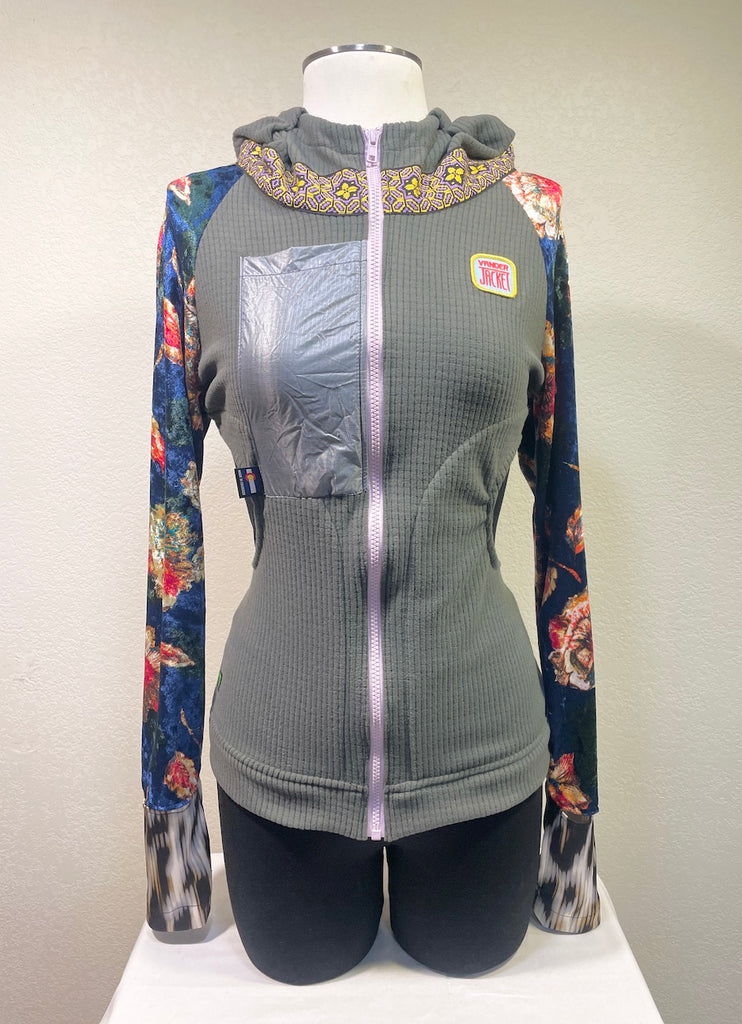 Ash, Size XXS ReMelly'd! - Vander Jacket | Handmade Eco-Friendly Garments Designed For Runners